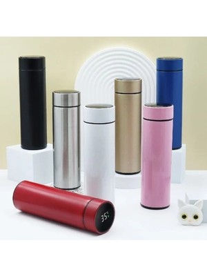 Uravas Store Sıcaklık Göstergeli Dijital Termos 500 ml