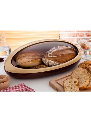 Uravas Store Oval Ekmek Saklama Kutusu