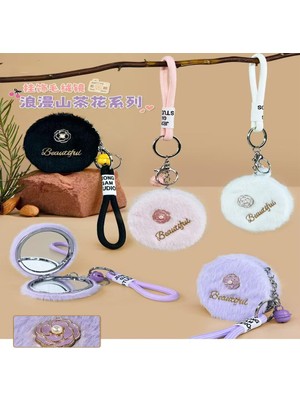 Cngzhn Peluş Tasarımlı Anahtarlık Cep Aynası