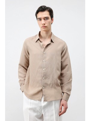 Antioch Vizon Çizgili Erkek Gömlek