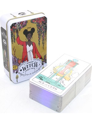 Cngzhn Modern Witch Metal Kutulu Tarot Kartı