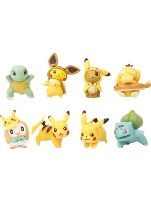Uravas Store Pika Pika 8 Adet Mini Figür