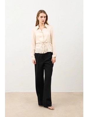 Antioch Bej Bel Bağlamalı Kadın Gömlek