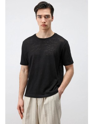 Antioch Siyah Basic Erkek T-Shirt