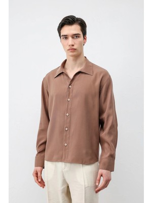 Antioch Bej Relaxed Erkek Gömlek