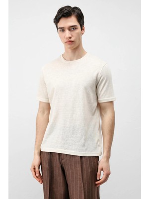 Antioch Bej Basic Erkek T-Shirt