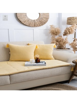 Dnc Home Tekstil Keten Evcil Hayvan Dostu Koltuk Pedi/koltuk Şiltesi, Yıkanabilir Ölçü Seçenekli