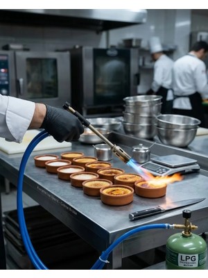 Uravas Store Hortumlu Lpg Pürmüz Alev Tabancası Ayarlanabilir Alev Gücü Mangal Kamp Lehimleme Kullanımı