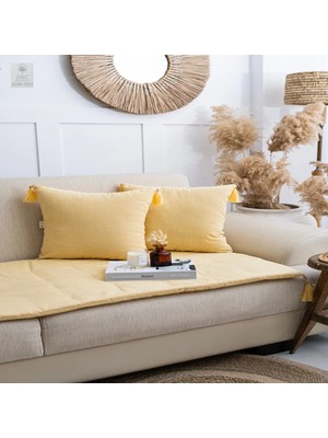 Dnc Home Tekstil Keten Evcil Hayvan Dostu Koltuk Pedi/koltuk Şiltesi, Yıkanabilir Ölçü Seçenekli