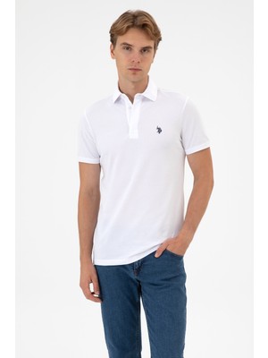 U.s. Polo Assn. Erkek Beyaz Tişört Basic 50306015-VR013