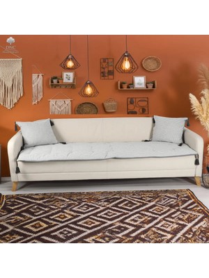 Dnc Home Tekstil Keten Evcil Hayvan Dostu Koltuk Pedi/koltuk Şiltesi, Yıkanabilir Ölçü Seçenekli