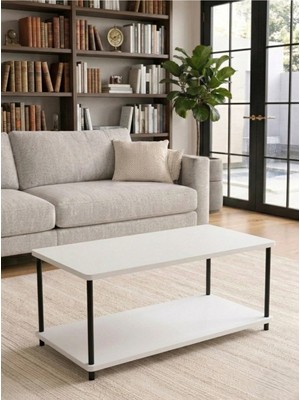 Mooncapella Orta Sehpa Diktörtgen Sehpa Zigon Sehpa Iki Katlı Gazetelikli Sehpa