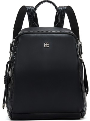 Derimod Kadın Siyah Uzun Askılı Sırt Çantası 26PBD241218