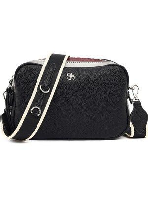 Derimod Kadın Siyah Uzun Askılı Çapraz Çanta 26PBD240318