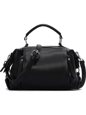 Derimod Kadın Siyah Uzun Askılı Kol Çantası 26SBD2419FT