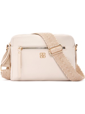 Derimod Kadın Krem Uzun Askılı Çapraz Çanta 26PBD2404FT