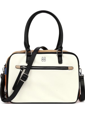 Derimod Kadın Beyaz Uzun Askılı Kol Çantası 26SBD243418