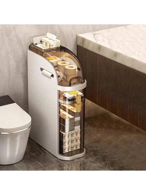 Electron Çok Amaçlı Banyo ve Çamaşır Odası Düzenleyici | Dar Alan Dikey Dolap