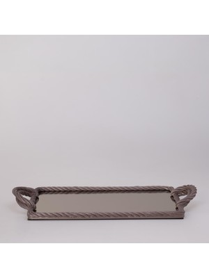 Selim Nexus Aynalı Tepsi Taupe