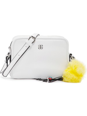 Derimod Kadın Beyaz Mini Çapraz Çanta 26PBD2402FT