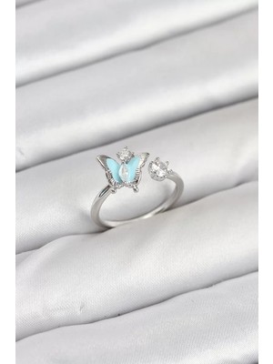 Uravas Store Pirinç Gümüş Renk Model Kadın Yüzük - TJ-BYK3865