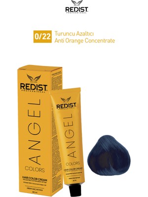 Redist 0/22 Turuncu Azaltıcı Kalıcı Saç Boyası 60 ml Krem Formda Canlı Renkler Sağlar