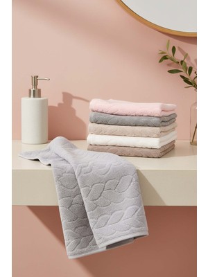 Soft Isba 6'lı %100 Pamuklu Havlu Seti 50X90 cm