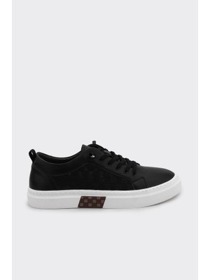 Derinet Hakiki Deri Bağcıklı Erkek Sneaker