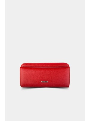 Guard Kırmızı Deri Bayan Cüzdanı