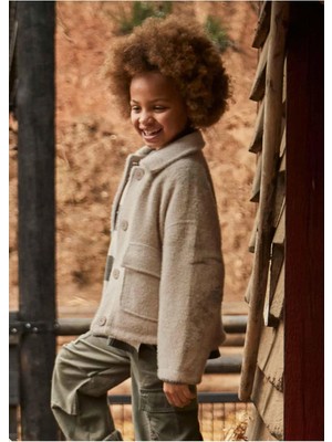 Mayoral Kışlık Kız Çocuk Kaban Ceket -  Bej