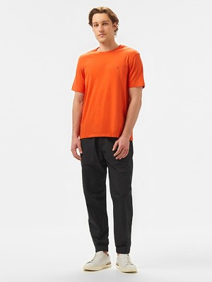 Tommy Hilfiger Vans Ess Seasonal Reg Fıt Solıd Tee Erkek Turuncu T-Shirt - MW0MW39995
