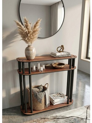 Feyza Design Dekoratif Ahşap Dresuar - 83 cm Yükseklik, 90 cm Genişlik