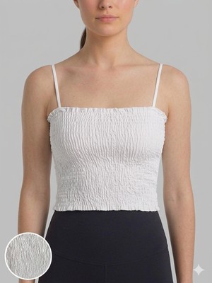 CHNA Kadın Günlük Yazlık Esnek Şık Renkli Crop Özel