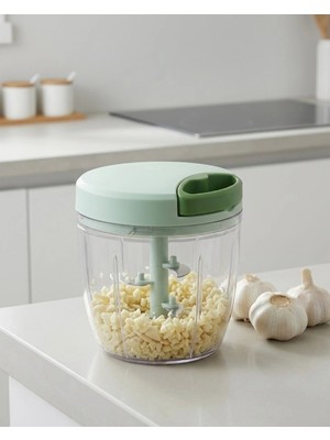 Uravas Store 5 Bıçaklı Manuel Rondo Ipli Sebze Doğrama Mutfak Aparatı