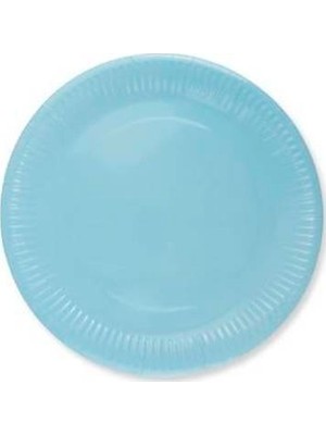 Party Express Karton Tabak 23CM 8'li - Mavi / Blue