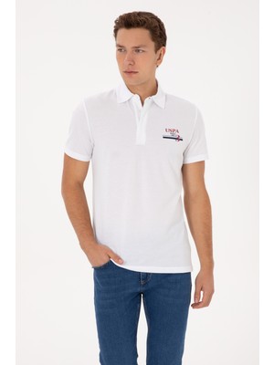 U.s. Polo Assn. Erkek Beyaz Tişört 50324803-VR013