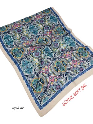 Sedef Dijital Soft Şal