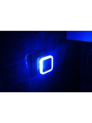 Cata CT-9500 Sensörlü LED Gece Lambası | Fotoselli Otomatik Yanan Priz Tipi Lamba 4000K Enerji Tasarruflu(Mavi)