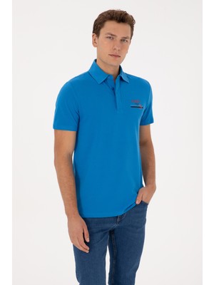 U.s. Polo Assn. Erkek Kobalt Tişört 50324803-VR077