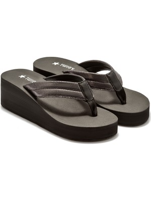 Twigy Gloria Kadın Parmak Arası Terlik Siyah 35/40