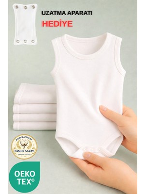 Pamuk Saray Bebek Atlet Zıbın 5'li Set Bebek Çocuk Zıbını