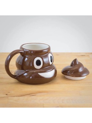 Uravas Store Poo Kaka Emoji Kupa Bardak