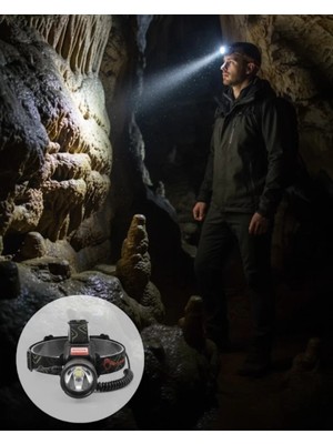 Uravas Store Hareket Sensörlü Şarj Edilebilir Kafa Lambası LCD Göstergeli