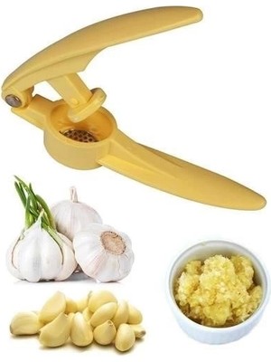Uravas Store Pratik Kolay Yıkanabilir Sarımsak Ezme Aparatı Sarımsak Ezici Pres