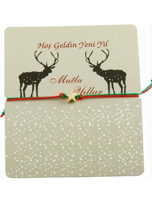 Ronanna Yıldız Çift Ipli Yılbaşı Bilekliği