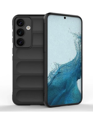 Buğz Samsung Galaxy S24 Kılıf Optimum Silikon - Siyah