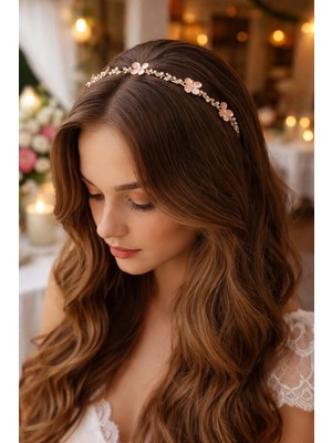 ShellWetr Matilda Saç Tacı | Prenses Tarzı Özel Tasarım Taç | Zarif & Şık Aksesuar | Hediyelik