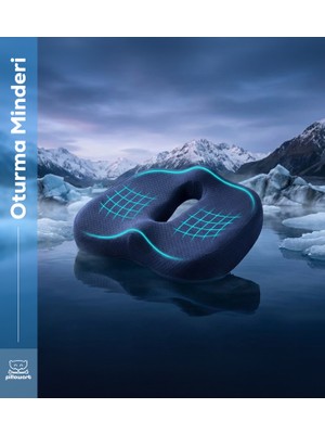 Pillowart Visco Ortopedik Yastık Oturma Simidi Minderi Yastığı