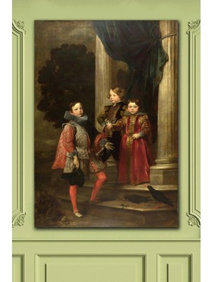 Şehzat The Balbi Children Kanvas Tablo