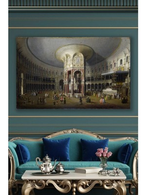 Şehzat London Interior Of The Rotunda Kanvas Tablo